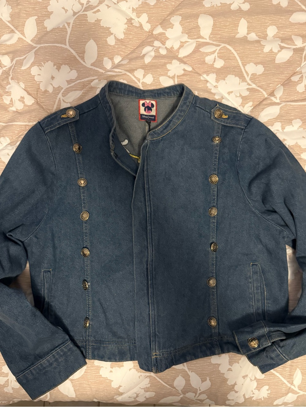 Brand New Disney Macy Jean military jacket